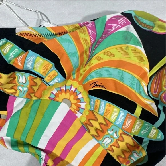 NWD‎ Trina Turk [ 4 ] Tahitian Floral Shirred Side Hipster Bikini Bottom - Picture 11 of 14